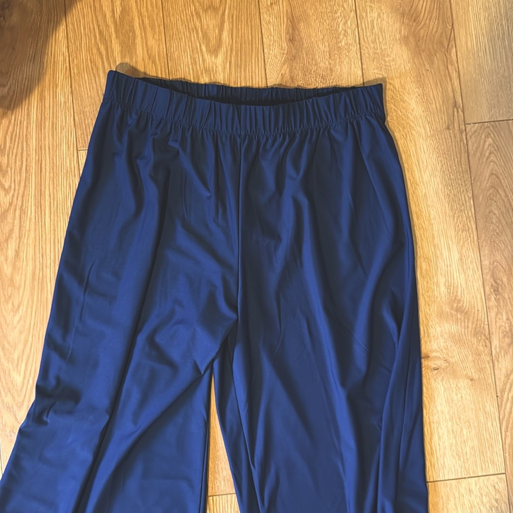 Navy Full Length Pants